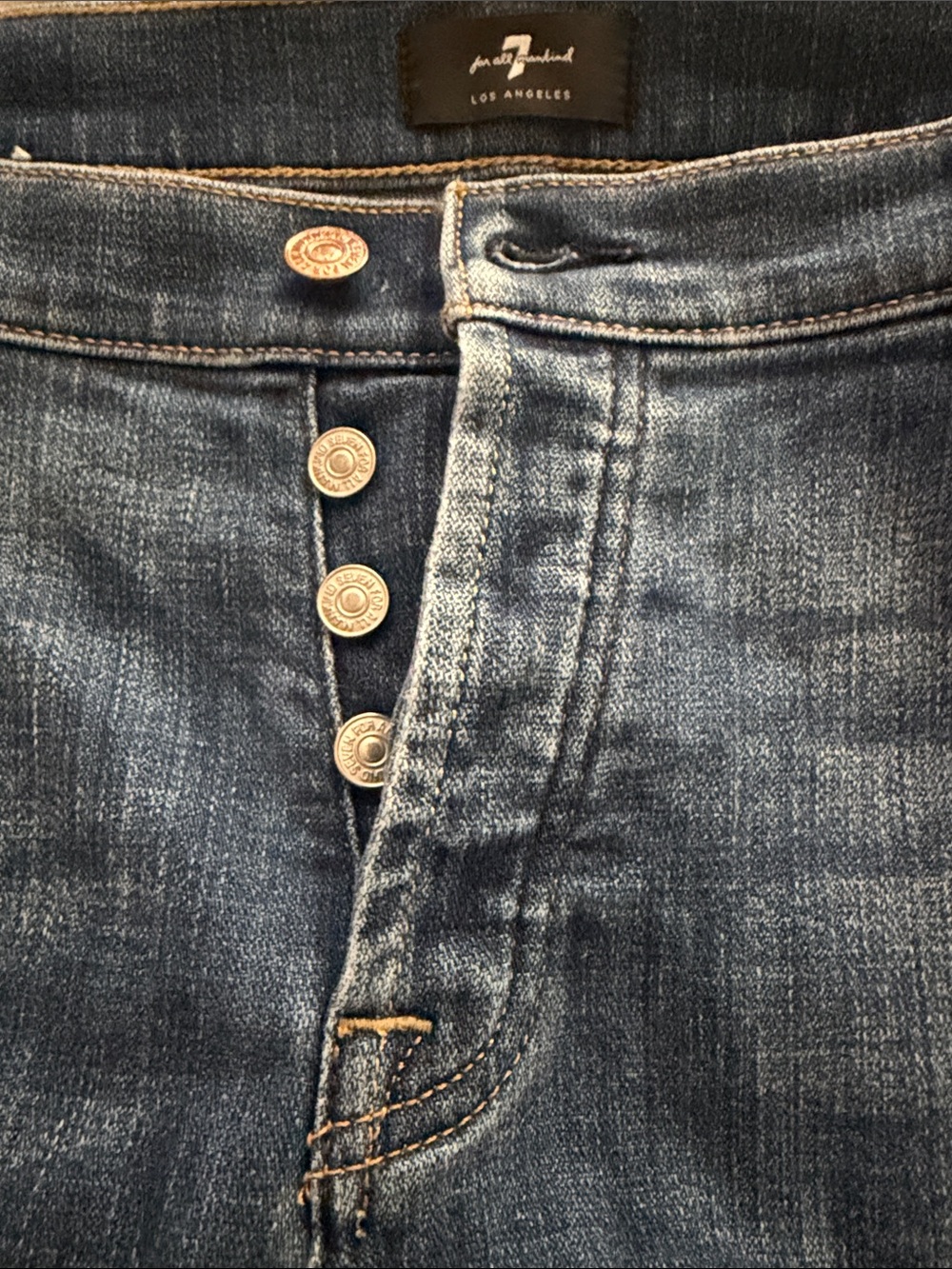 7 For All Mankind Josefina Ankle Jeans - Blue - Picture 12 of 12
